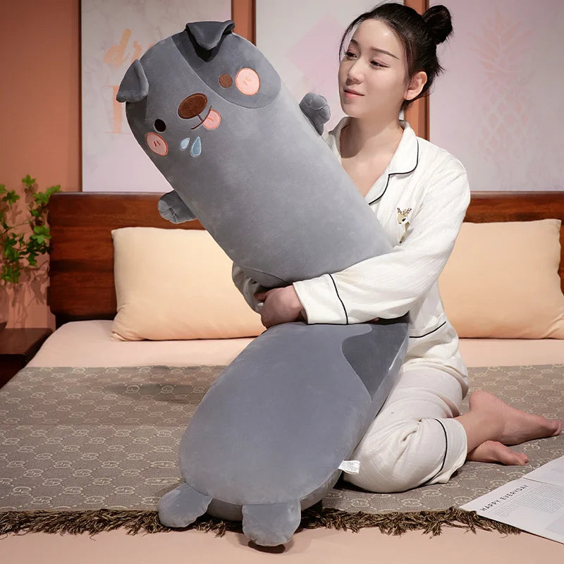 Long Kawaii Snuggly Dog Plushies