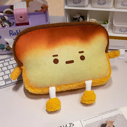 Emoji Toast Bread Friends Car Headrest Plush