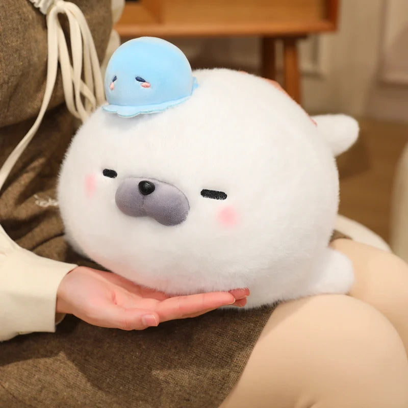 Pebbles the Baby Seal Plush Family