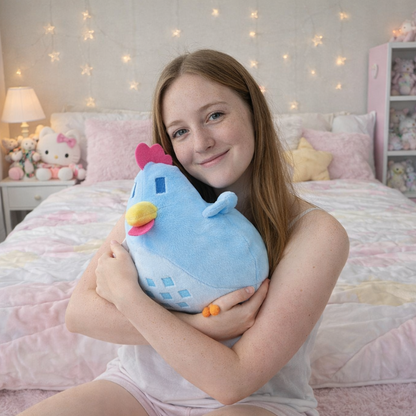 Kawaii Stardew Valley Chicken Plushie