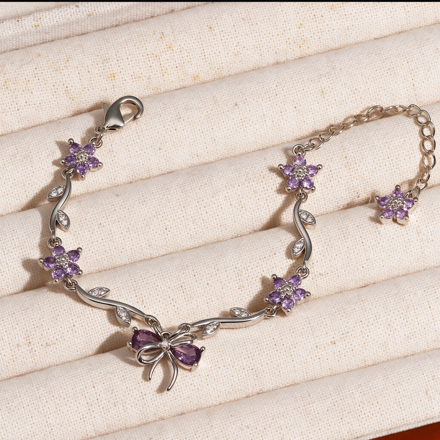 Sweetheart Bowknot Floral Bracelet