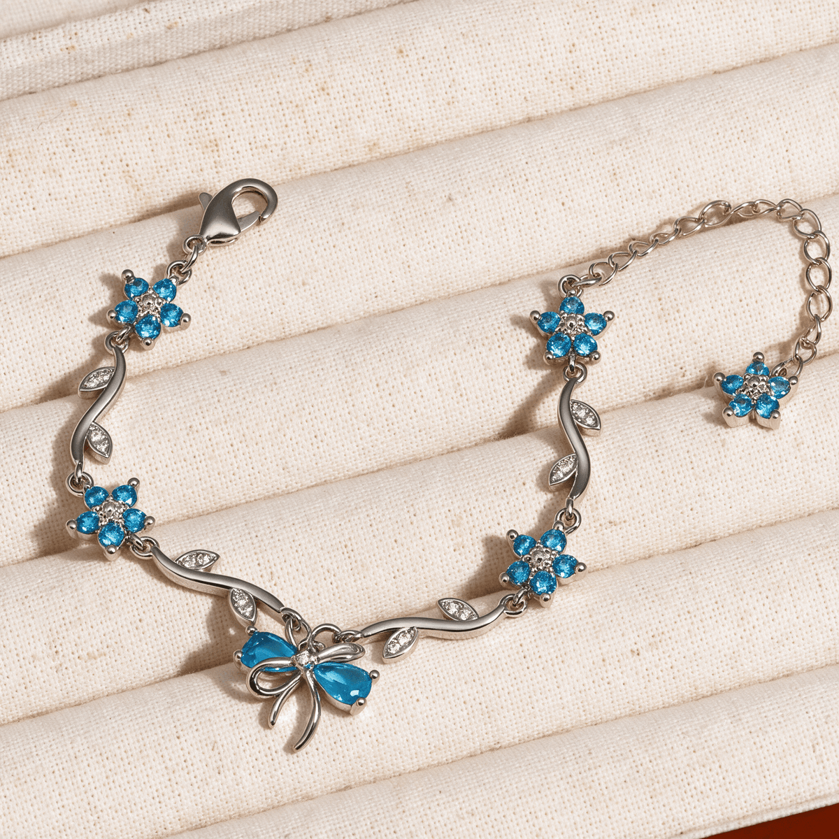 Kawaiies Collection - Jewelry - Sweetheart Bowknot Floral Bracelet