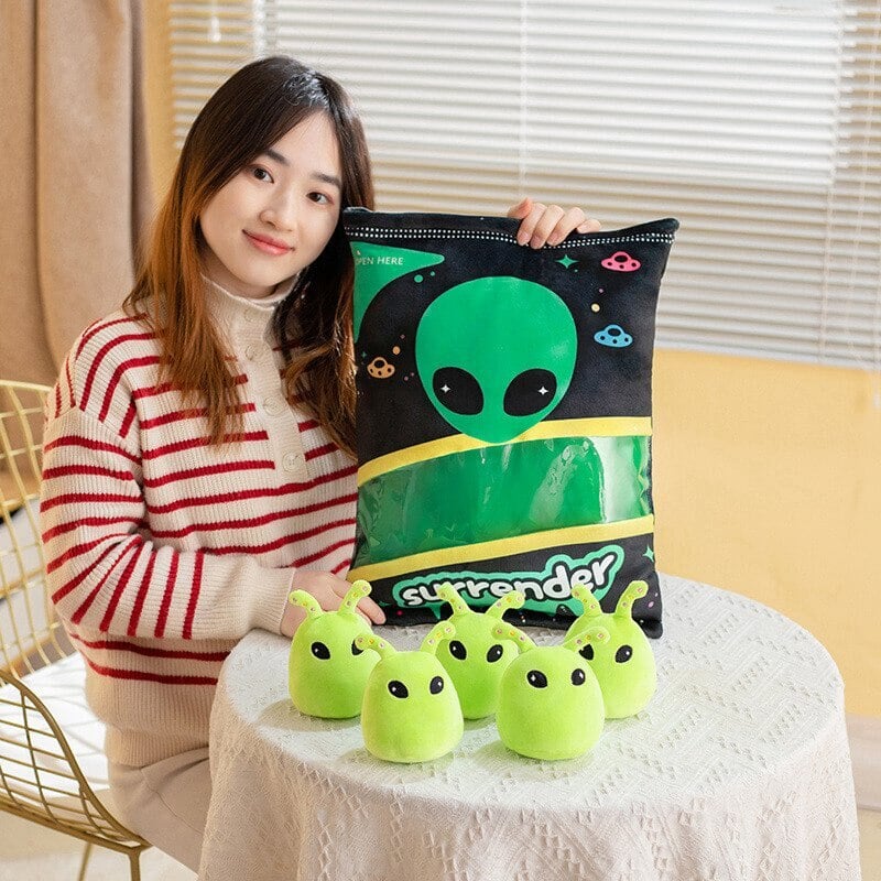 kawaiies-softtoys-plushies-kawaii-plush-Alien Purple Green Candy Bags | NEW Soft toy 