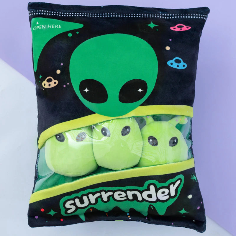 kawaiies-softtoys-plushies-kawaii-plush-Alien Purple Green Candy Bags | NEW Soft toy Green 
