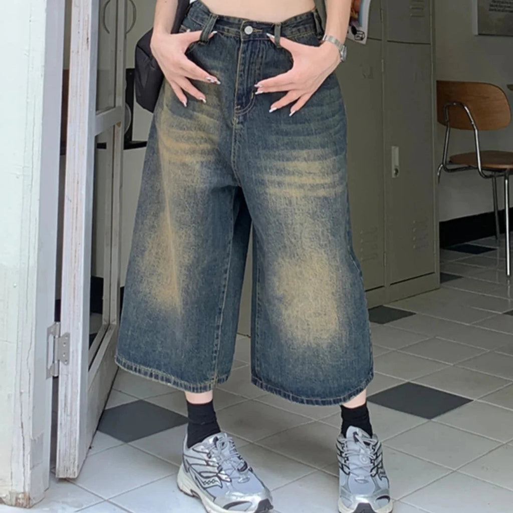 kawaiies-softtoys-plushies-kawaii-plush-American Vintage Denim Jorts Apparel Retro Blue S 