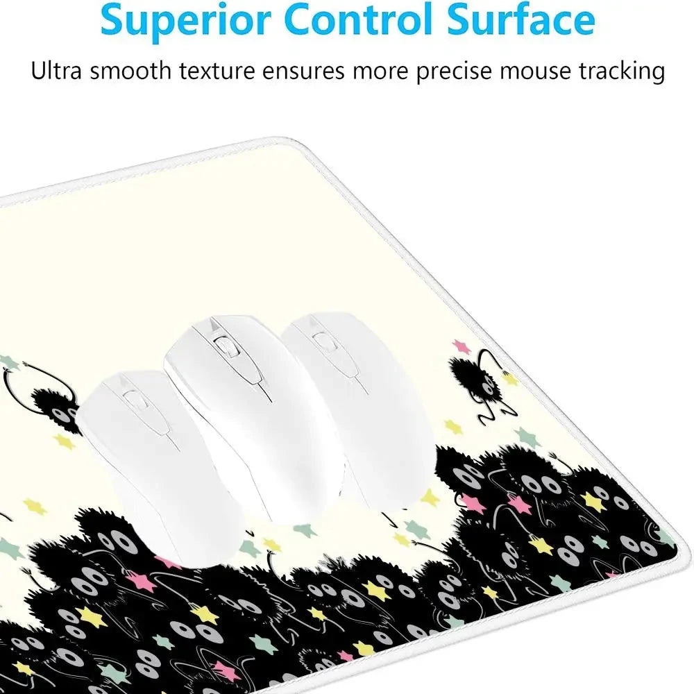 kawaiies-softtoys-plushies-kawaii-plush-Anime Black Soot Sprite Mouse Pad Mouse Pads 