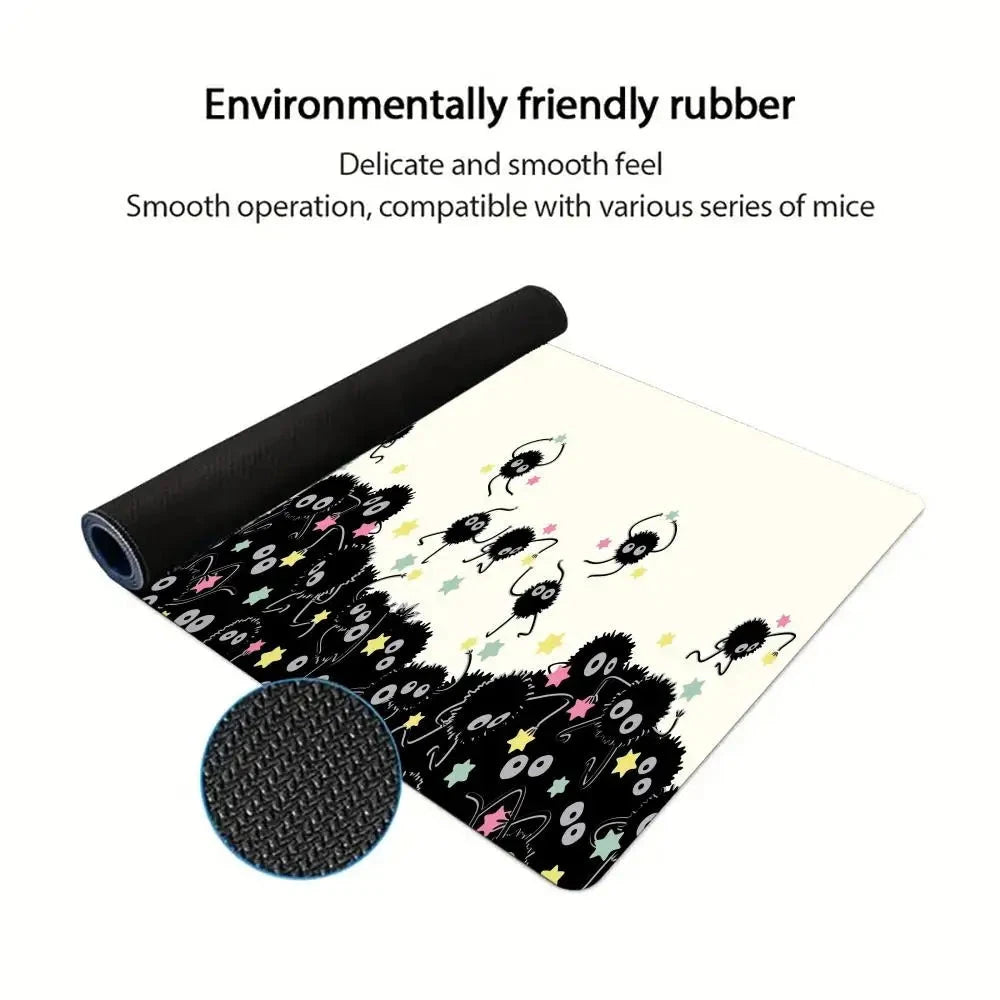 kawaiies-softtoys-plushies-kawaii-plush-Anime Black Soot Sprite Mouse Pad Mouse Pads 