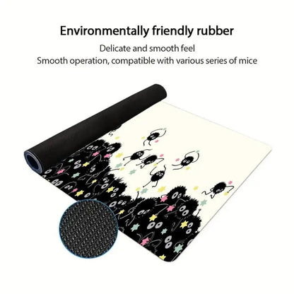 kawaiies-softtoys-plushies-kawaii-plush-Anime Black Soot Sprite Mouse Pad Mouse Pads 