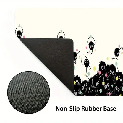 kawaiies-softtoys-plushies-kawaii-plush-Anime Black Soot Sprite Mouse Pad Mouse Pads 