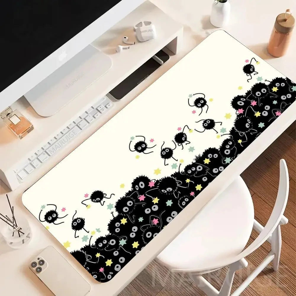 kawaiies-softtoys-plushies-kawaii-plush-Anime Black Soot Sprite Mouse Pad Mouse Pads 