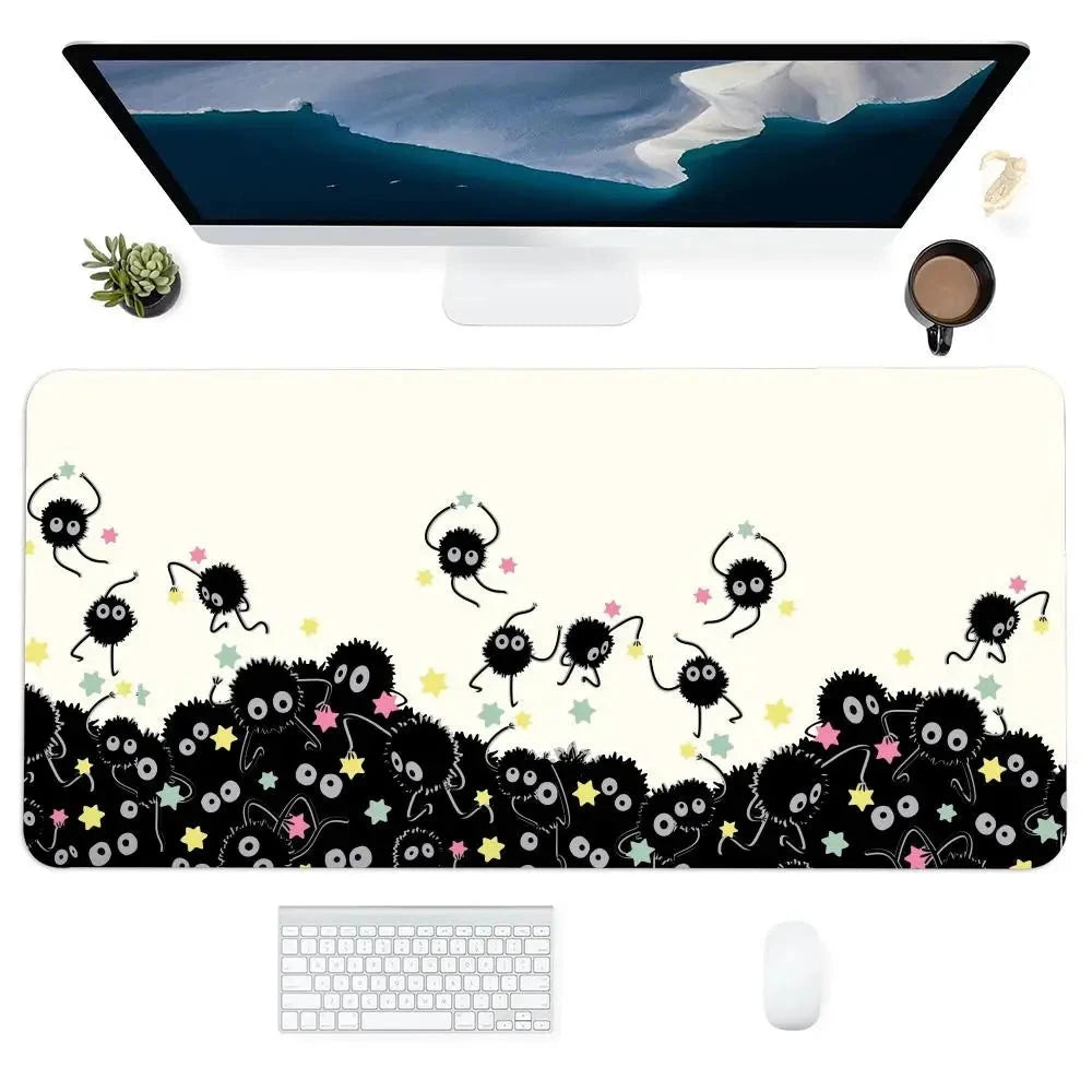 kawaiies-softtoys-plushies-kawaii-plush-Anime Black Soot Sprite Mouse Pad Mouse Pads 