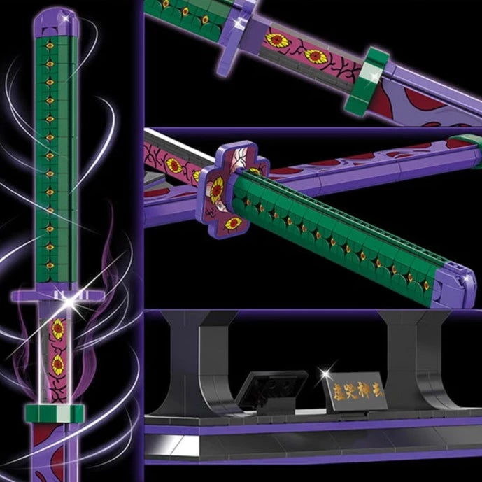 kawaiies-softtoys-plushies-kawaii-plush-Anime Demon Slayer Kokushibo Sword Katana Building Set Build it 