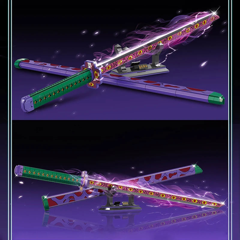 kawaiies-softtoys-plushies-kawaii-plush-Anime Demon Slayer Kokushibo Sword Katana Building Set Build it 