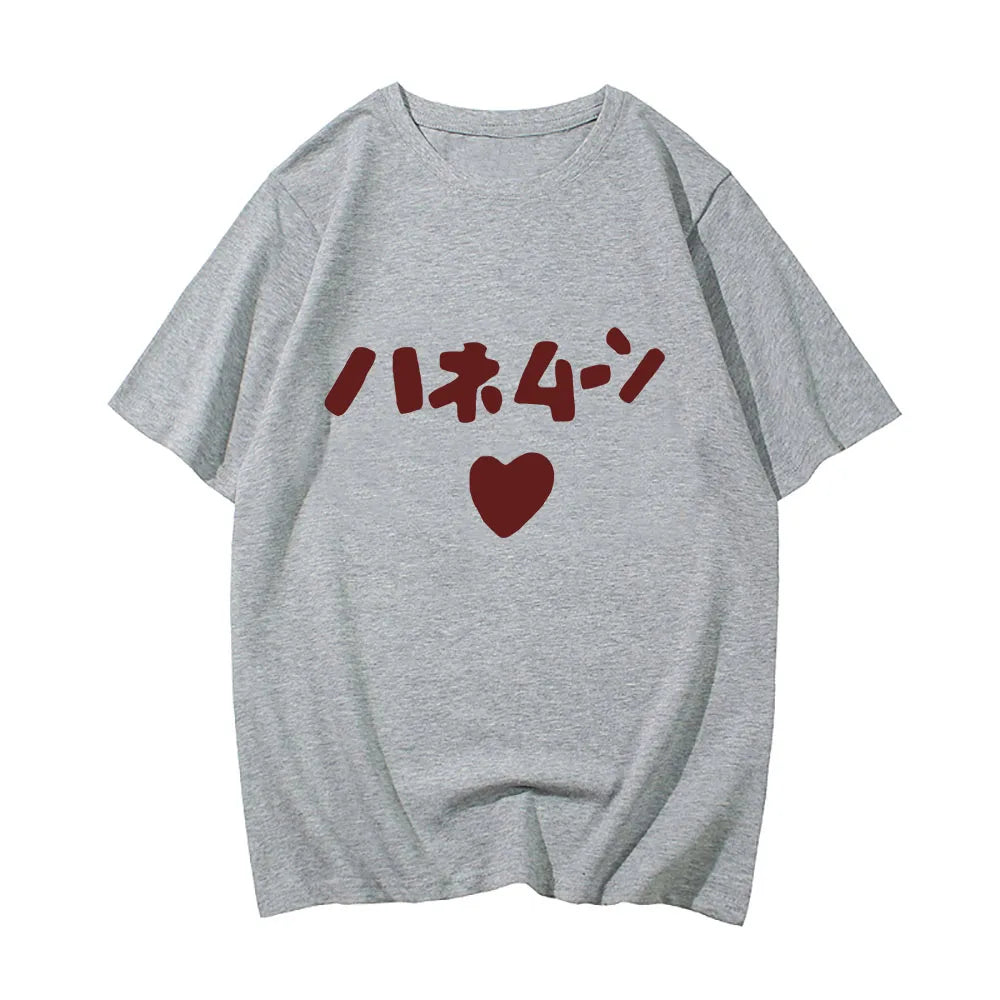 kawaiies-softtoys-plushies-kawaii-plush-Anime K-ON Yui Akiyama Heart Unisex Tee Apparel Gray XS 