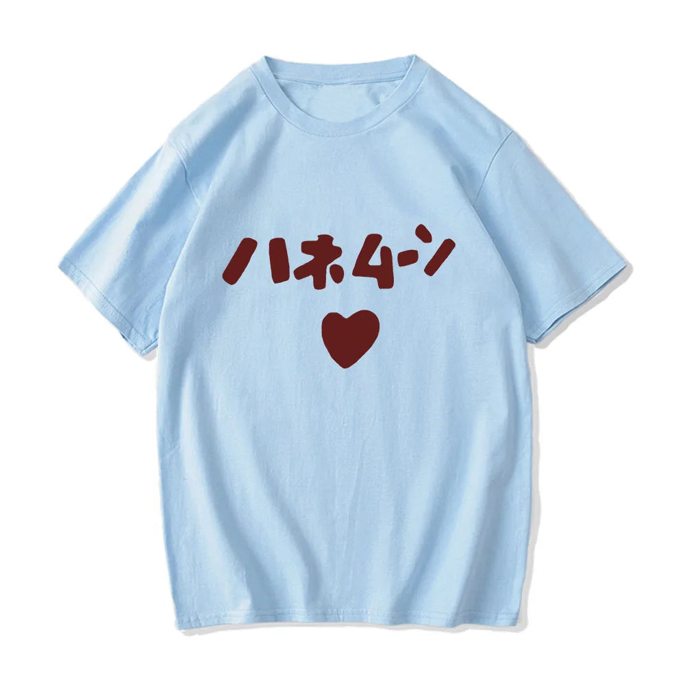 kawaiies-softtoys-plushies-kawaii-plush-Anime K-ON Yui Akiyama Heart Unisex Tee Apparel Sky Blue XS 