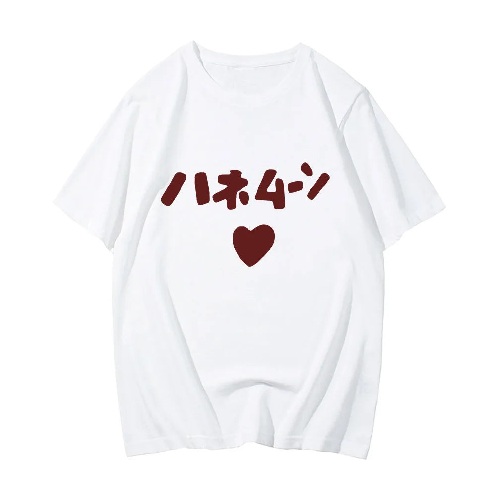kawaiies-softtoys-plushies-kawaii-plush-Anime K-ON Yui Akiyama Heart Unisex Tee Apparel White XS 