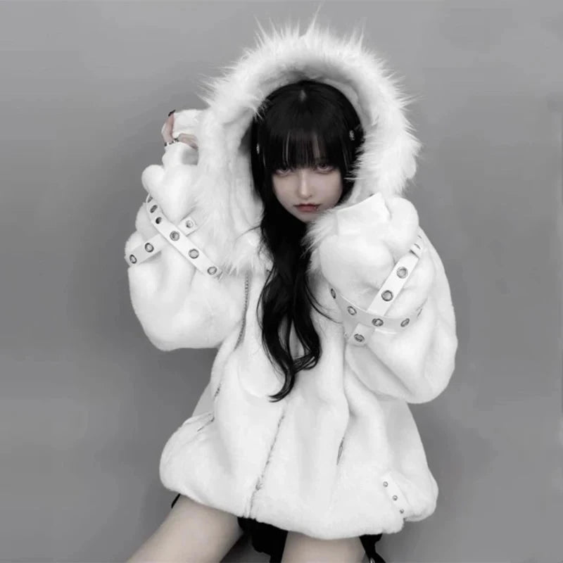 kawaiies-softtoys-plushies-kawaii-plush-Arctic Queen Oversized Hooded Jacket Apparel 