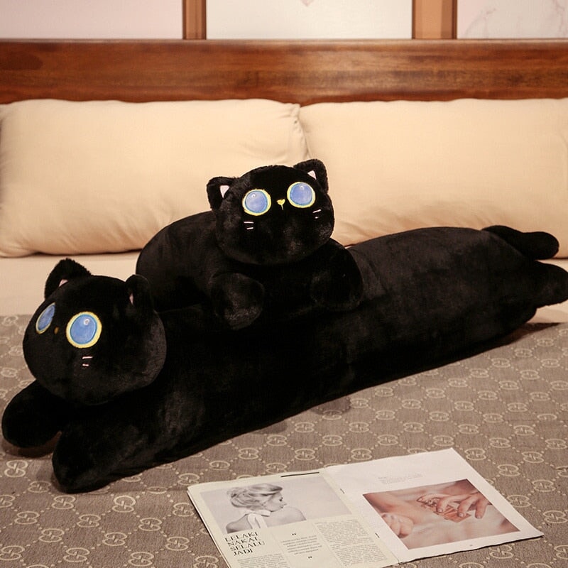 kawaiies-softtoys-plushies-kawaii-plush-Arrayah the Blue Eye Black Cat Plushie | NEW Soft toy 
