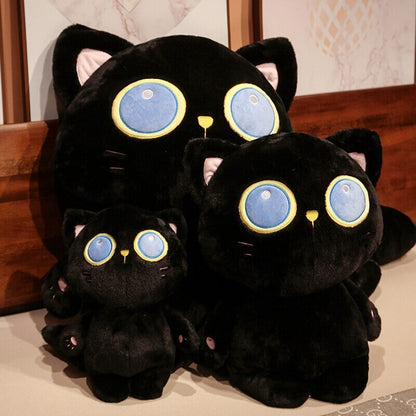 kawaiies-softtoys-plushies-kawaii-plush-Arrayah the Blue Eye Black Cat Plushie | NEW Soft toy 