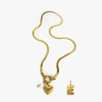 kawaiies-softtoys-plushies-kawaii-plush-Aurelia Custom Initial Charm Necklace Jewelry E 