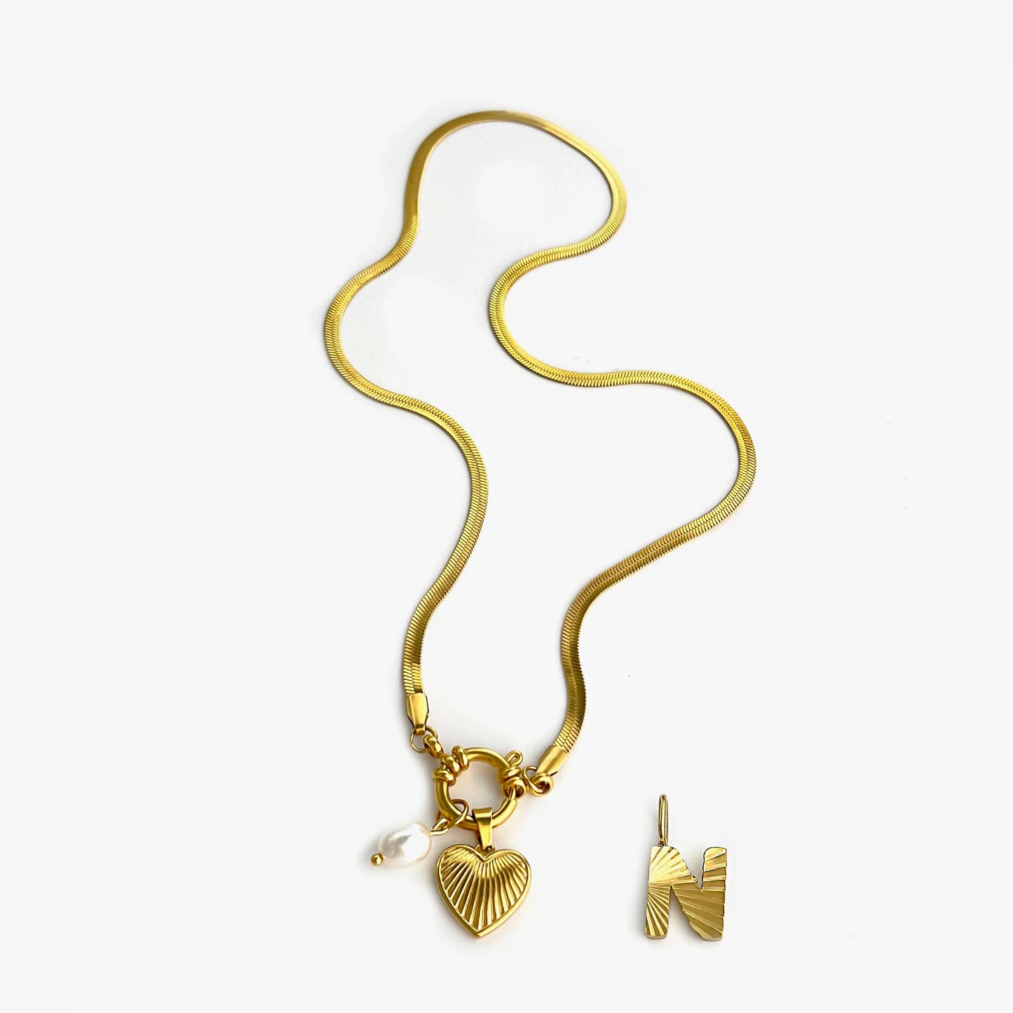 kawaiies-softtoys-plushies-kawaii-plush-Aurelia Custom Initial Charm Necklace Jewelry N 