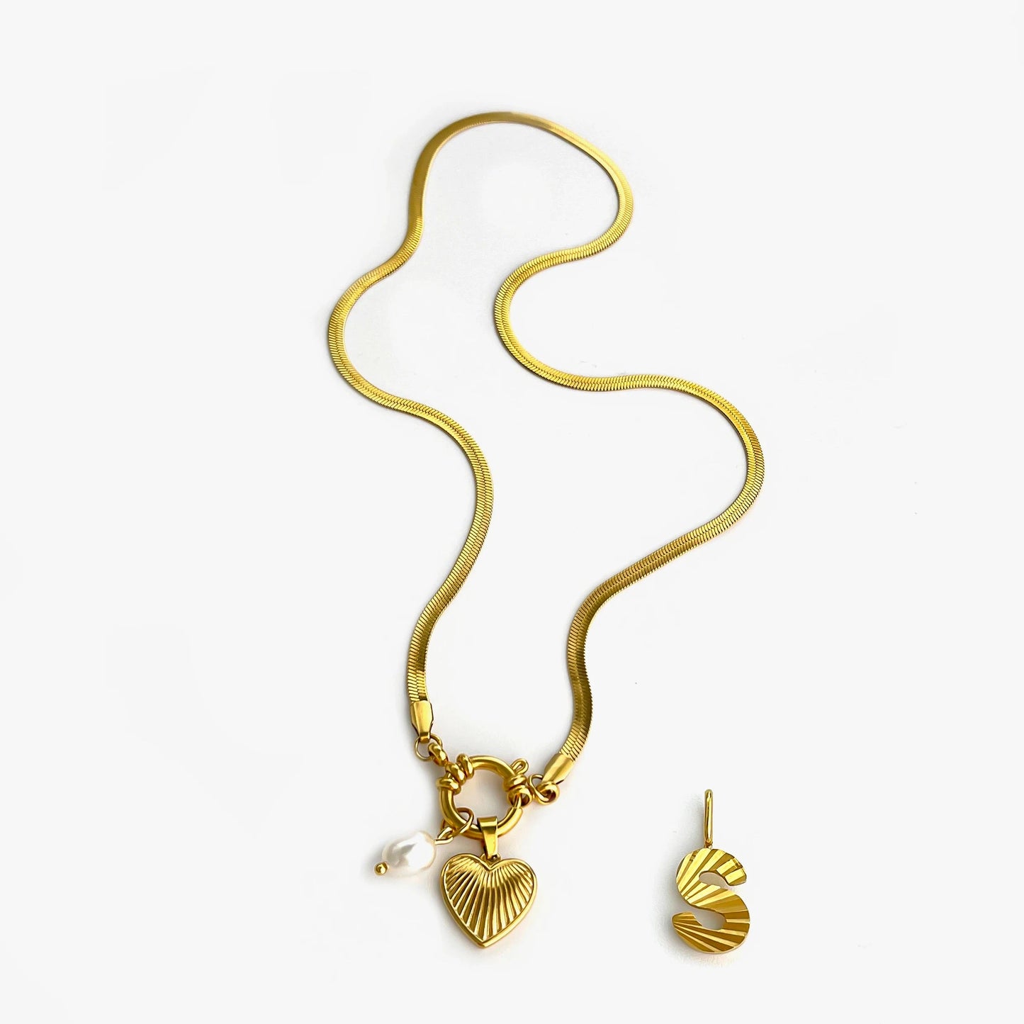kawaiies-softtoys-plushies-kawaii-plush-Aurelia Custom Initial Charm Necklace Jewelry S 