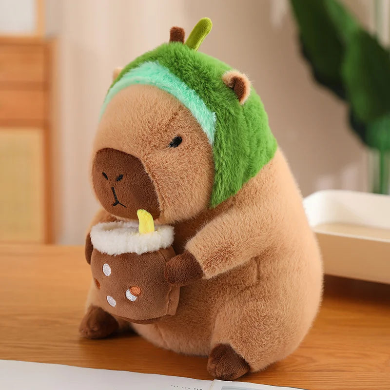 kawaiies-softtoys-plushies-kawaii-plush-Baby Kawaii Capybara Dress-up Plushies Soft toy Avocado 12in / 30cm 