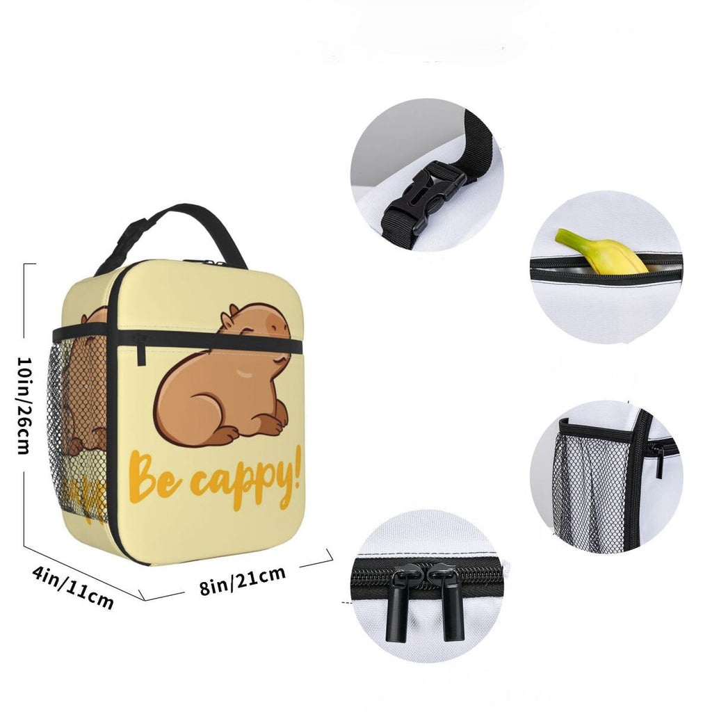 kawaiies-softtoys-plushies-kawaii-plush-'Be Cappy' Capybara Lunch Bag Bag 