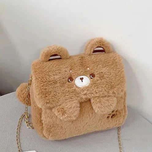 kawaiies-softtoys-plushies-kawaii-plush-Bear Bunny Shoulder Crossbody Bag Bag 