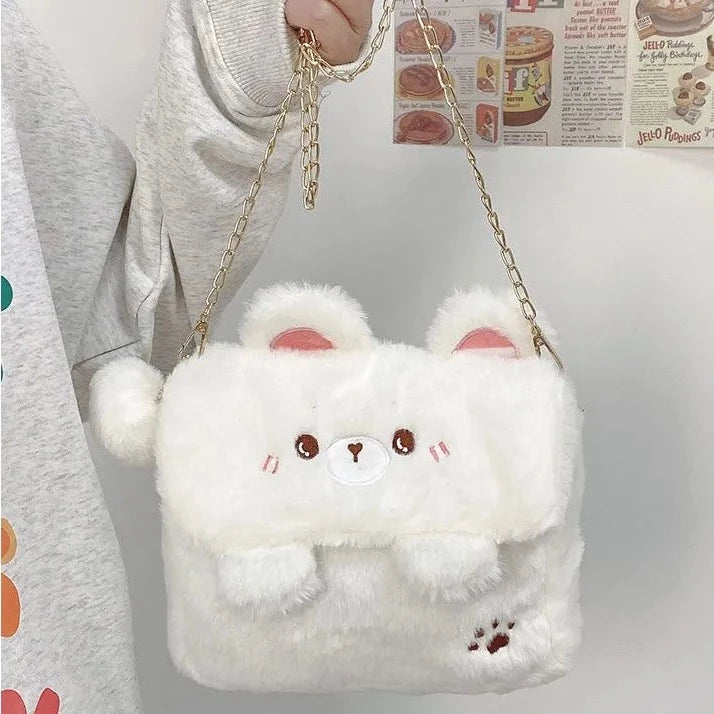kawaiies-softtoys-plushies-kawaii-plush-Bear Bunny Shoulder Crossbody Bag Bag 