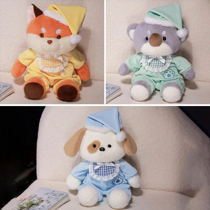 kawaiies-softtoys-plushies-kawaii-plush-Bedtime Fox Koala Dog Pajama Party Plushies Soft toy 