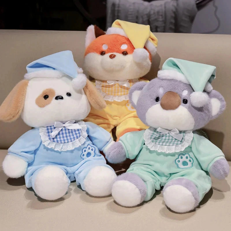 kawaiies-softtoys-plushies-kawaii-plush-Bedtime Fox Koala Dog Pajama Party Plushies Soft toy 