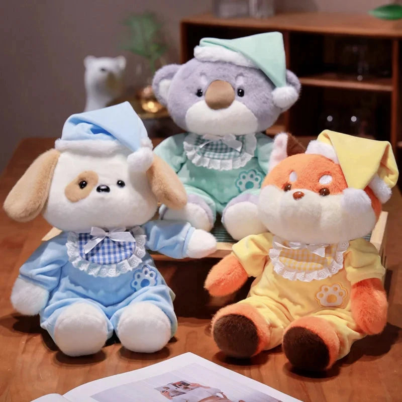 kawaiies-softtoys-plushies-kawaii-plush-Bedtime Fox Koala Dog Pajama Party Plushies Soft toy 