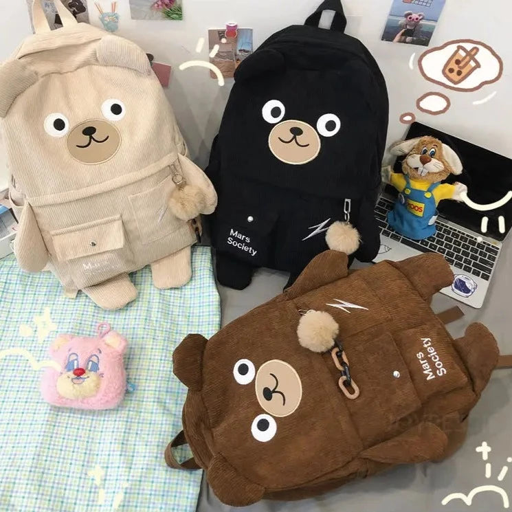 kawaiies-softtoys-plushies-kawaii-plush-Big Bear Kawaii Backpack Bags 