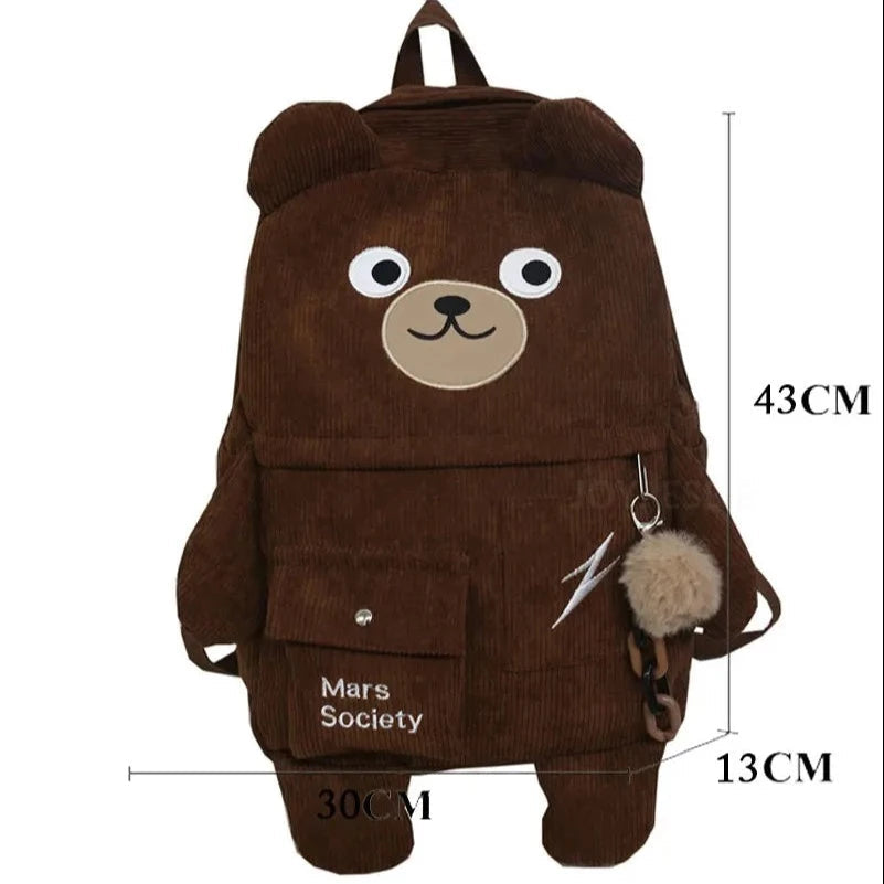 kawaiies-softtoys-plushies-kawaii-plush-Big Bear Kawaii Backpack Bags 