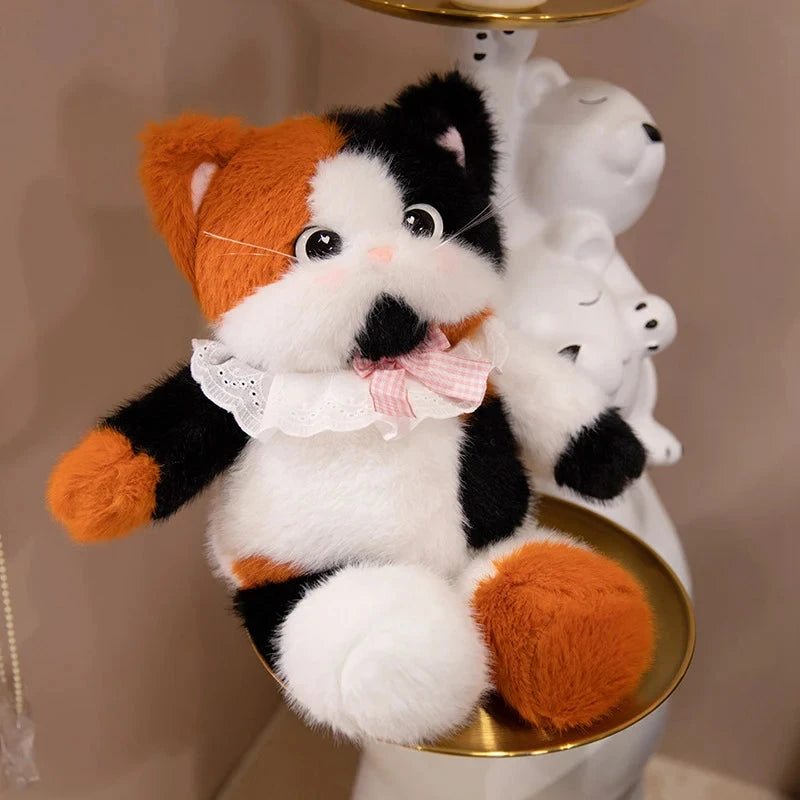 kawaiies-softtoys-plushies-kawaii-plush-Big-eyed Calico Siamese Cat Plush Friends Soft toy 