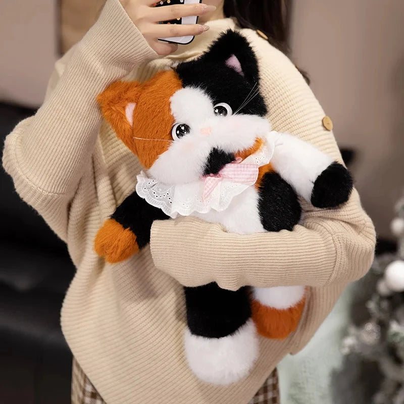 kawaiies-softtoys-plushies-kawaii-plush-Big-eyed Calico Siamese Cat Plush Friends Soft toy 