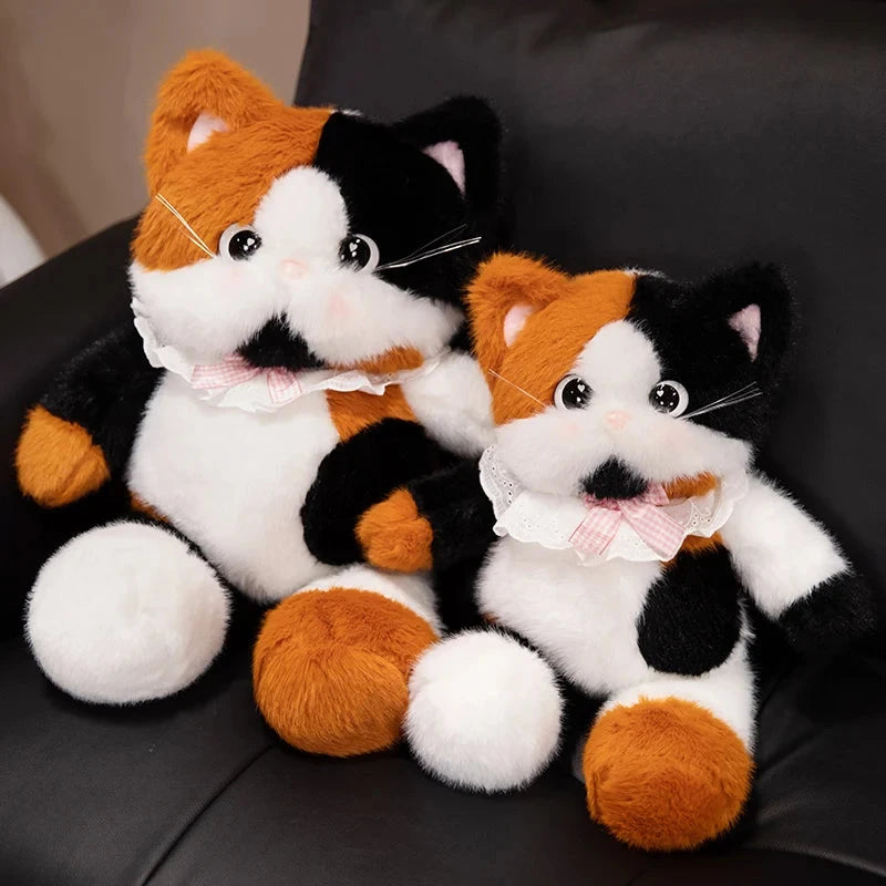 kawaiies-softtoys-plushies-kawaii-plush-Big-eyed Calico Siamese Cat Plush Friends Soft toy 