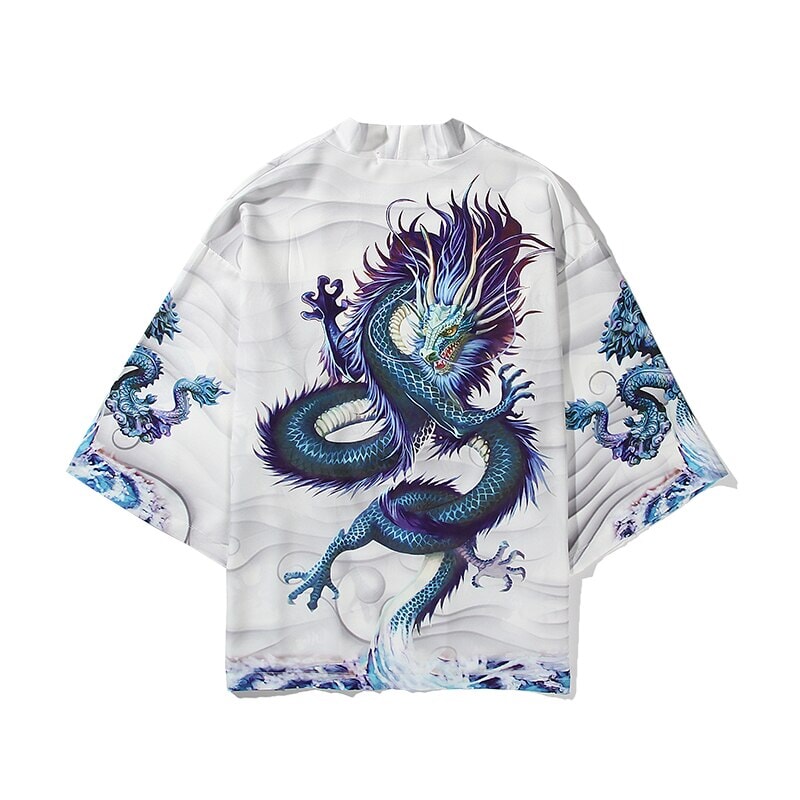 kawaiies-softtoys-plushies-kawaii-plush-Blue Thunder Dragon Kimono Kimono White + Blue Dragon M 