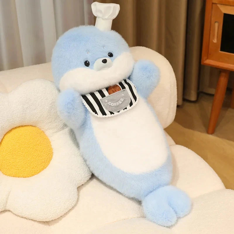 kawaiies-softtoys-plushies-kawaii-plush-Bluey The Kawaii Seal Plush Soft toy Chef 