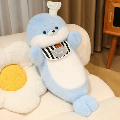 kawaiies-softtoys-plushies-kawaii-plush-Bluey The Kawaii Seal Plush Soft toy Chef 