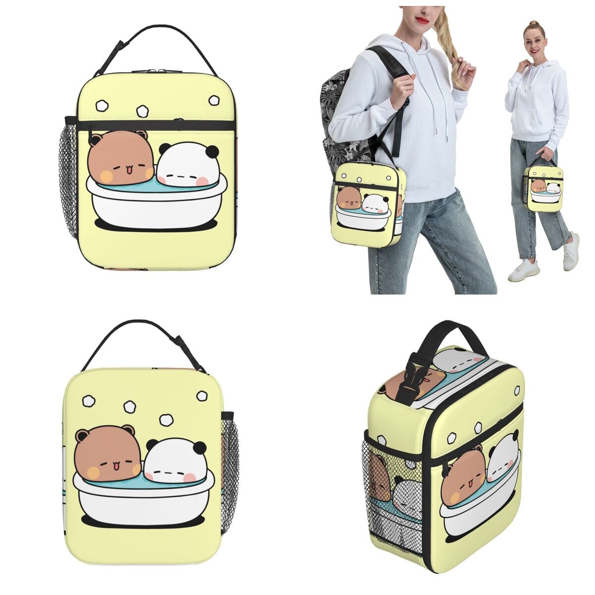 Bubu & Dudu Bears Bathing Insulated Lunch Box – Kawaiies