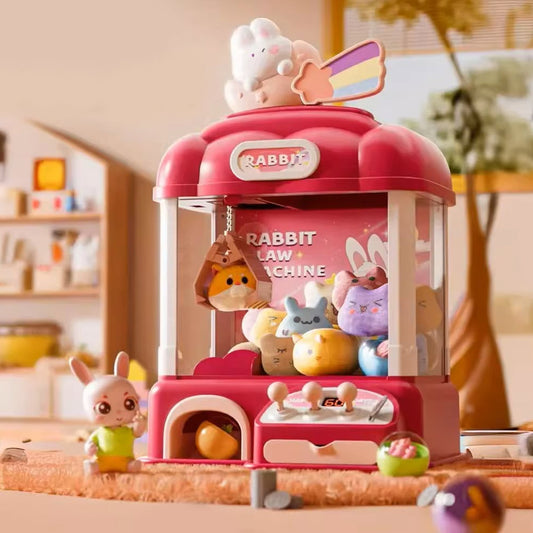 kawaiies-softtoys-plushies-kawaii-plush-Bunny Bear Rainbow Mini Claw Machine Toys 