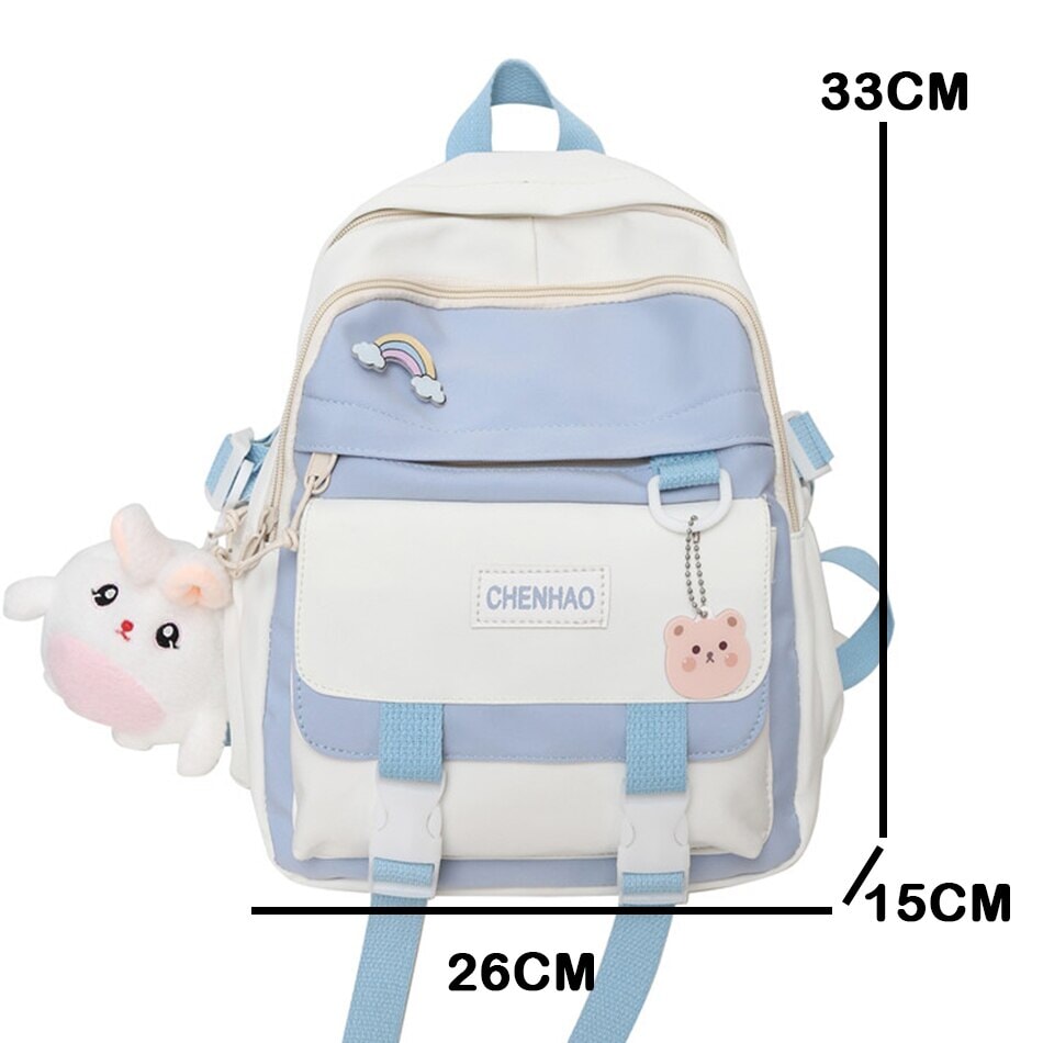 kawaiies-softtoys-plushies-kawaii-plush-Bunny Pastel Backpack Bag Bag 