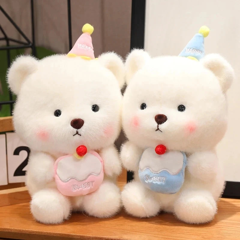 kawaiies-softtoys-plushies-kawaii-plush-Capybara & Bear Happy Birthday Cake Plushies Soft toy 