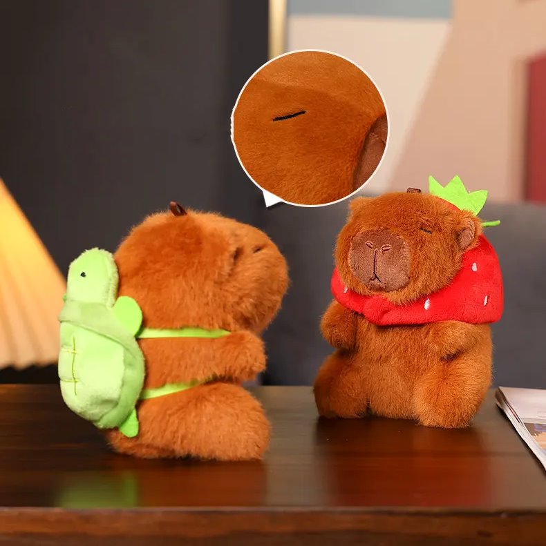 kawaiies-softtoys-plushies-kawaii-plush-Capybara Keychain Pendant Plush Soft toy 