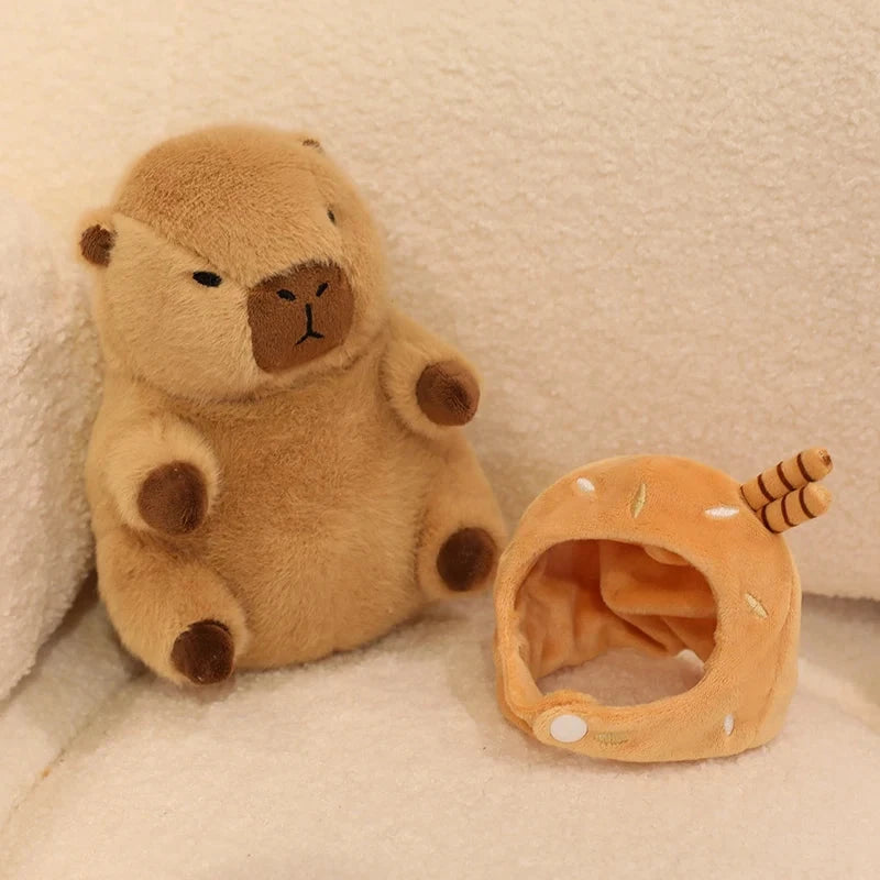 kawaiies-softtoys-plushies-kawaii-plush-Capybara Soft Ice Cream Waffle Plush Soft toy 