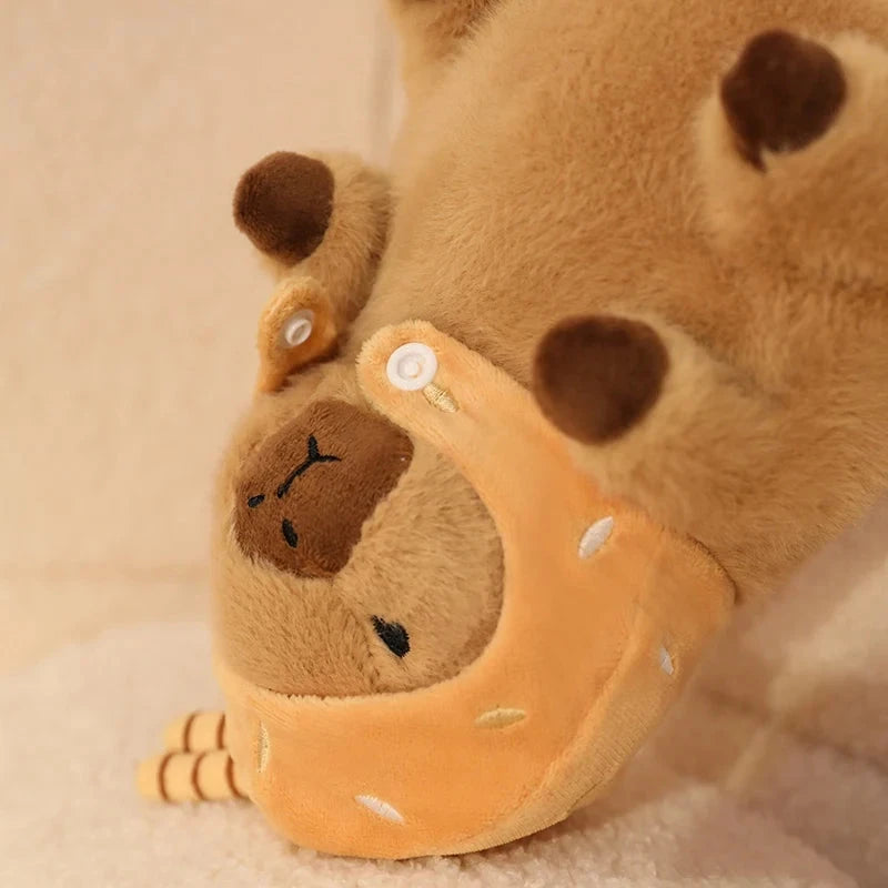 kawaiies-softtoys-plushies-kawaii-plush-Capybara Soft Ice Cream Waffle Plush Soft toy 