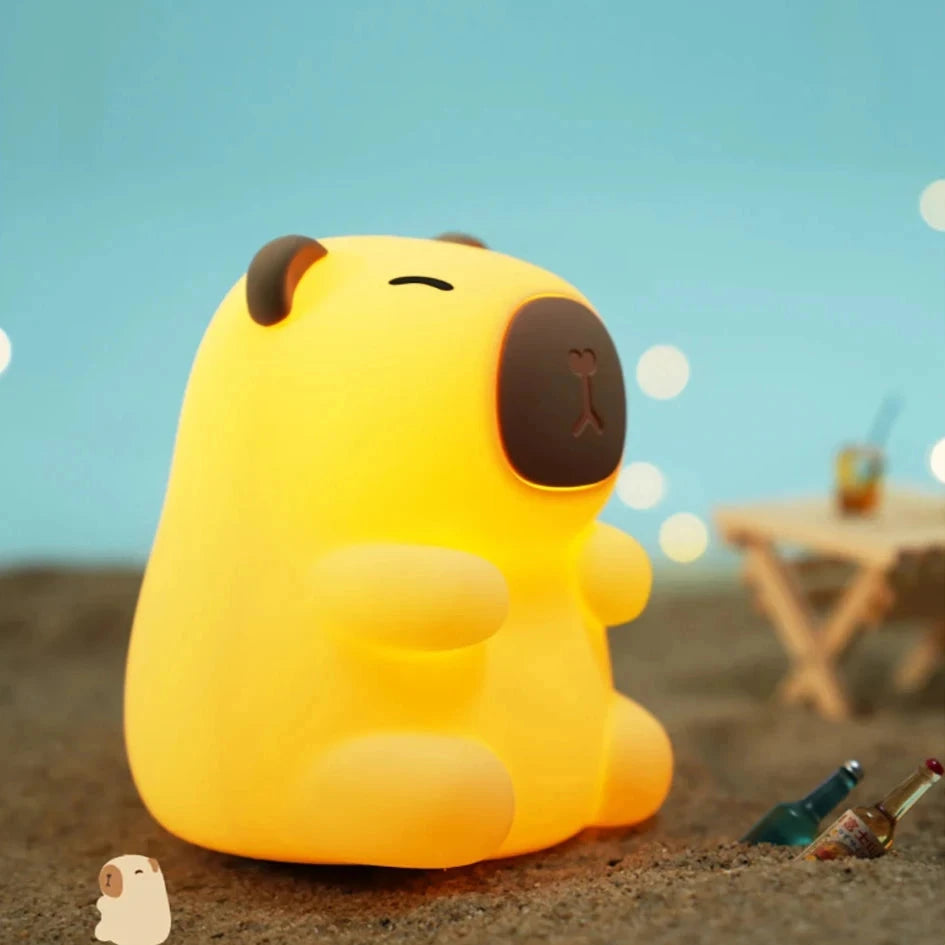 kawaiies-softtoys-plushies-kawaii-plush-Capybara Turtle Backpack LED Night Light Home Decor 