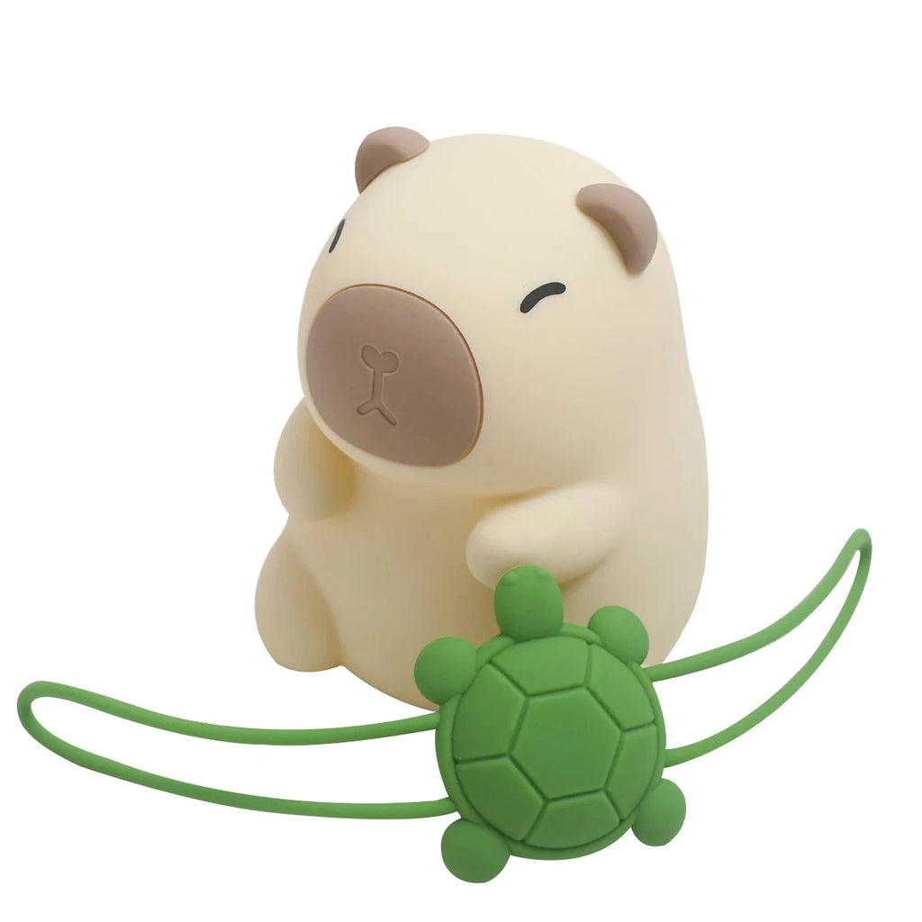 kawaiies-softtoys-plushies-kawaii-plush-Capybara Turtle Backpack LED Night Light Home Decor 